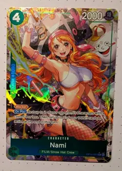 Nami OP14-031 SR* Alt Art One Piece Trading Card Game English Super Rare NM - Image 2