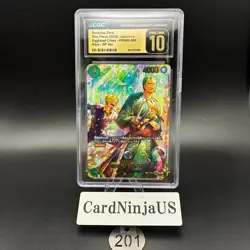 CGC 10 PRISTINE Roronoa Zoro PRB02-006 SP EGGHEAD CRISIS EB04 ONE PIECE Card 201 - Image 1