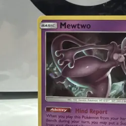Pokemon - TCG Mewtwo Cracked Ice Holo Trading Card 75/214 Unbroken Bonds (2019) - Image 2