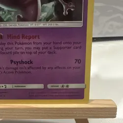 Pokemon - TCG Mewtwo Cracked Ice Holo Trading Card 75/214 Unbroken Bonds (2019) - Image 4