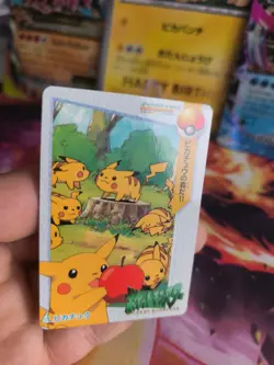 Pokemon Karte Card Carddass vending anime japanese NM+ Pikachu Apple - Image 2