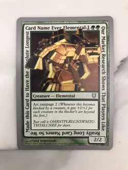 Our Market Research Shows MTG Magic the Gathering Card NM Near Mint Unhinged - Image 1