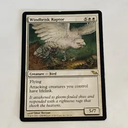 Windbrisk Raptor 26 Shadowmoor Regular MTG TCG CARD LP - Image 1