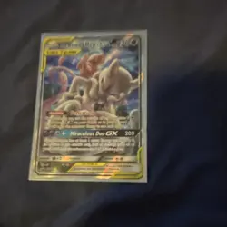 Pokemon Mewtwo & Mew GX TAG TEAM SM191 Promo Holo Card SM Set English - Image 1
