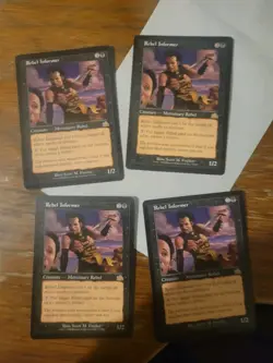 4x Rebel Informer Prophecy Rare MTG Magic The Gathering Card Vintage Playset - Image 1