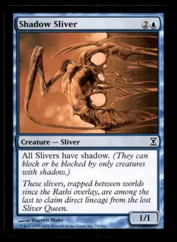 Shadow Sliver LP Light Play Time Spiral MTG [7654] - Image 1