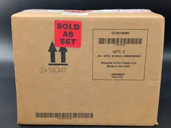 Magic The Gathering Ikoria Lair of Behemoths Commander Deck 5-Box Case Sealed - Image 1