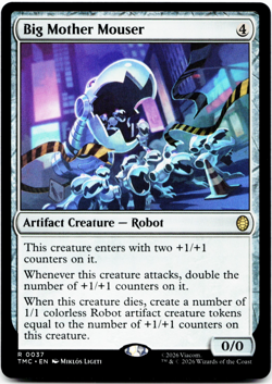 Big Mother Mouser [Commander: Teenage Mutant Ninja Turtles] MTG TMC 0037 NM - Image 1