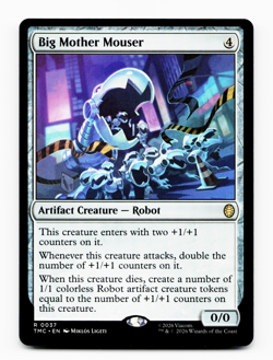 Big Mother Mouser [Commander: Teenage Mutant Ninja Turtles] MTG TMC 0037 NM - Image 3