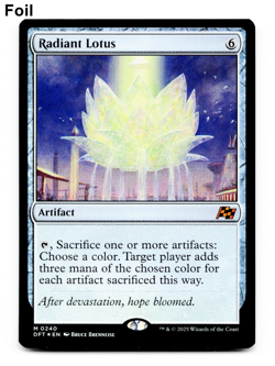 Radiant Lotus (FOIL) - [Aetherdrift] Magic MTG NM - Image 1