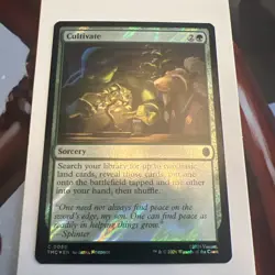 Cultivate * Surge Foil * - MTG TMC TMNT Commander - NM/MINT - In Hand - Image 1