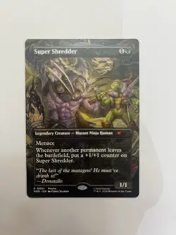 Borderless Nonfoil Super Shredder Spotlight Richmond TMNT MTG - Image 1