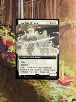 Guardian of Faith Adventures in the Forgotten Realms MTG NM extended Art - Image 1