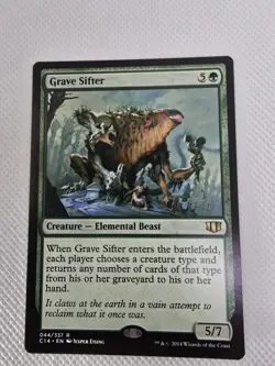 Wizards Grave Sifter Commander 2014 Creature Green Rare Regular MTG - Image 1