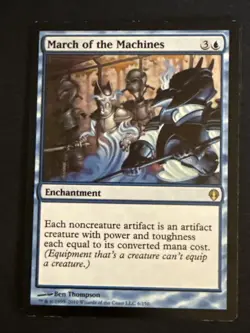 1x March of the Machines (6) Archenemy MP MTG Magic the Gathering x1 MKE - Image 1
