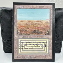 1993 SCRUBLAND Magic the Gathering Collector's Edition CE MTG Sharp Corners - Image 1