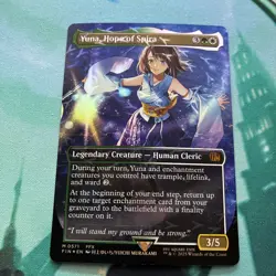 Yuna, Hope of Spira (Borderless) (Chocobo Track Foil) Final Fantasy Foil - Image 1