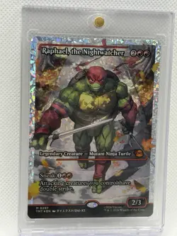 Raphael, the Nightwatcher (Showcase) (FRACTURE FOIL!!) TMNT 0297 - Image 1