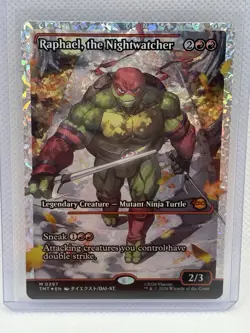 Raphael, the Nightwatcher (Showcase) (FRACTURE FOIL!!) TMNT 0297 - Image 3