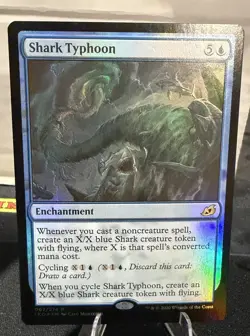 MTG | Ikoria: Lair of Behemoths, Shark Typhoon, Magic 67 Enchantment Rare FOIL - Image 1