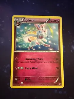 Pokemon TCG XY Trainer Kit Sylveon 15/30 Non Holo LP - Image 1