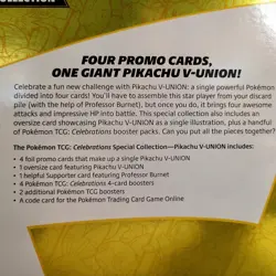 Pokemon TCG: Celebrations Special Collection Box Pikachu V-Union SWSH - Sealed - Image 3