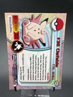 2000 Topps Chrome Pokemon Series 1 #36 Clefable - Image 4