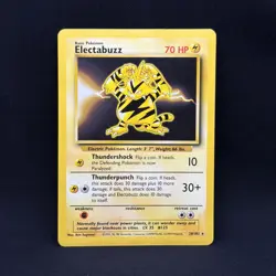 1999 Electabuzz 020/102 Pokemon Base Set Regular MP/LP - Image 1