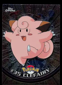 Pokemon Card - Clefairy Topps Chrome TV Animation Edition 35 Foil - Image 1