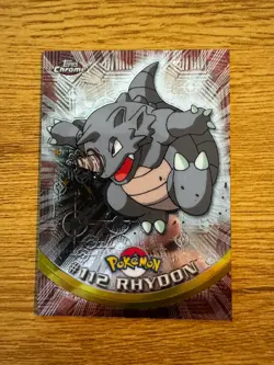 Rhydon #112 - Topps Chrome Series 2 Pokemon Card LP - Image 1
