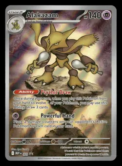 2025 Pokemon MEP Black Star Promos #009 Alakazam - Image 1