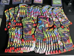 Pokemon TCG SEALED Phantasmal Flames Sleeved Booster Pack (LOT OF 50) - Image 1