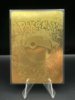 TCG Pokemon Pikachu Gold Foil Card HP70 Art Mint Condition - Image 2