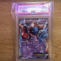 2013 POKEMON B&W PROMO #BW82 DEOXYS EX PSA 8 - Image 1