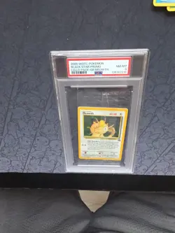 Pokemon: Meowth #10 Gameboy Celio Pack Black Star Promo 2000 WOTC -PSA 8 LOW POP - Image 4