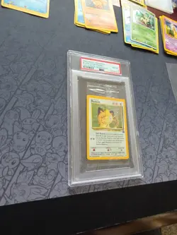 Pokemon: Meowth #10 Gameboy Celio Pack Black Star Promo 2000 WOTC -PSA 8 LOW POP - Image 5
