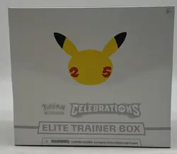 Pokemon TCG Celebrations Elite Trainer Boxes SEALED NEW ETB - Image 1