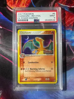Charizard 6/108 Power Keepers Reverse Holo PSA 9 Mint Pokemon TCG - Image 1