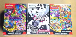 White Flare , Phantasmal Flames and mega Evolution Booster Bundles - Image 1