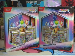 Pokemon TCG Prismatic Evolutions Binder Collection SV8.5 Sealed Lot of 2 - Image 1