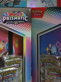 Pokemon TCG Prismatic Evolutions Binder Collection SV8.5 Sealed Lot of 2 - Image 5