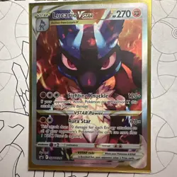 Pokemon TCG Lucario VSTAR SWSH291 Crown Zenith Promo Factory Sealed, Near Mint - Image 1