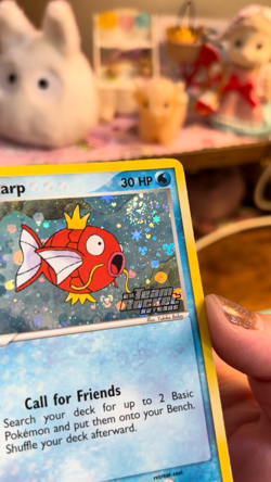 Pokemon TCG Magikarp #65/109 EX Team Rocket Returns Reverse Holo with SWIRL 2004 - Image 2