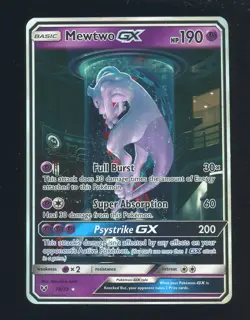 Pokemon Mewtwo GX (Secret Shining) 78/73 Shining Legends Holo - Image 1