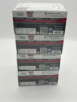 Lot of (4) Pokemon Center Exclusive S&V 151 Elite Trainer Boxes SEALED PC ETB - Image 5
