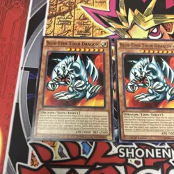 Yugioh - Blue-Eyes Toon Dragon DPBC-EN043 1st Edition VLP/NM X3 - PLAYSET - SDP - Image 2