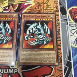 Yugioh - Blue-Eyes Toon Dragon DPBC-EN043 1st Edition VLP/NM X3 - PLAYSET - SDP - Image 4