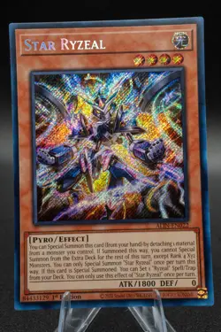 Yugioh! Star Ryzeal - ALIN-EN022 - Secret Rare - 1st Edition Near Mint, English - Image 1
