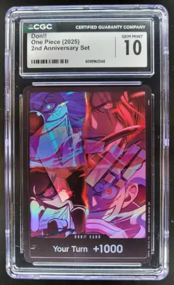 2025 ONE PIECE DON!! 2ND ANNIVERSARY SET CGC 10 A PT - Image 1