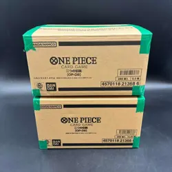 Lot of (2) One Piece Japanese OP-08 Two Legends Booster Box Case Sealed - Image 1